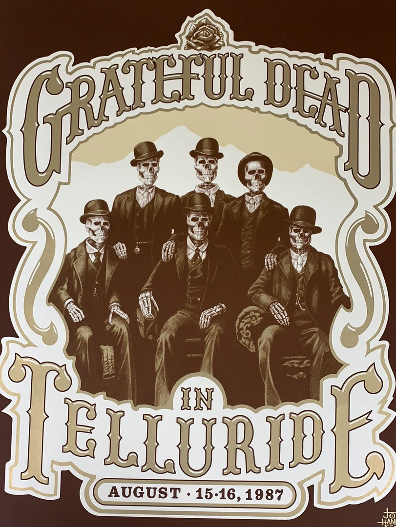 Grateful Dead - 1987/2007 Steve Johannsen Poster X/400 RP-3 Edition, CO 3 Grateful Dead - 1987/2007 Steve Johannsen Poster X/400 RP-3 Edition, CO
