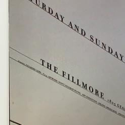 Rufus Wainwright - 2002 Scott Idleman Poster Fillmore Auditorium San Fran 1st Gig Posters