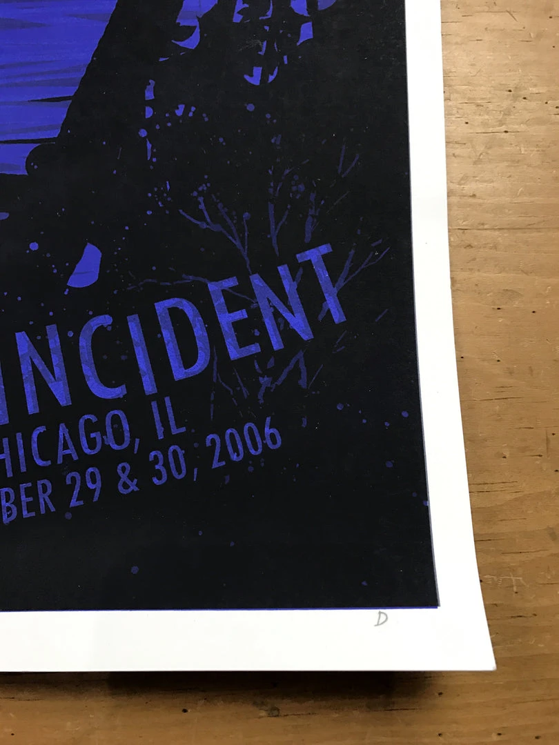 String Cheese Incident - 2006 Daniel Danger Poster Chicago VARIANT 7 String Cheese Incident - 2006 Daniel Danger Poster Chicago VARIANT