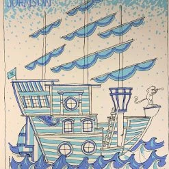 Jack Johnson - 2010 Todd Slater Poster Camden, NJ Susquehanna Bank Center