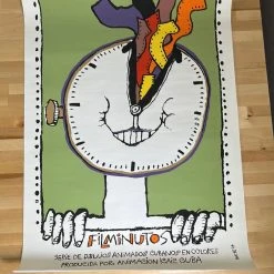 Eduardo Munoz Bachs Movie/TV Posters Filminutos - 1994 Cuban Movie Poster Original Vintage