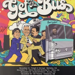 Sold Out Posters Gig Posters The Del McCoury Band - 2017 Poster Get On The Bus Tour