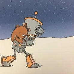 Best Friends - 2008 Mike Budai Poster Art Print