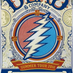 Sold Out Posters Dead & Company - 2016 VIP Poster Summer Tour Gig Posters