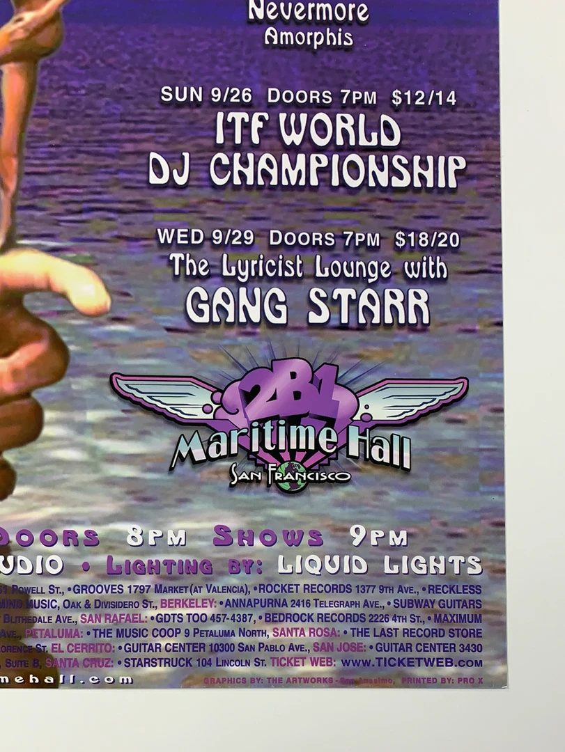 Greg Coiner Gig Posters MHP 75 Merl Saunders - 1999 Poster Maritime Hall San Fran 1st 7 Greg Coiner Gig Posters MHP 75 Merl Saunders - 1999 Poster Maritime Hall San Fran 1st