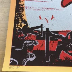 Gig Posters Pearl Jam - 2006 Todd Slater Poster CCFA Australia Hawaii SE SILVER