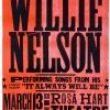 Willie Nelson - 2005 Hatch Show Print 3/13 Poster Lake Charles, LA