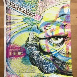 Melvins - 2006 Aesthetic Apparatus Poster Minneapolis, MN OX-OP Juxtapoz Show