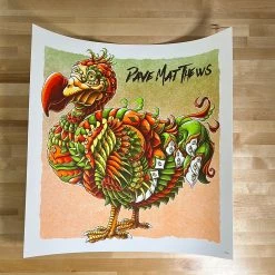 Gig Posters Dodo - 2021 BioWorkz Poster Dave Matthews Band Orange