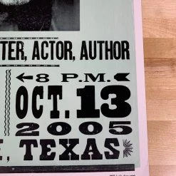 Willie Nelson - 2005 Franks Brothers Poster Smithville, Texas 13 Willie Nelson - 2005 Franks Brothers Poster Smithville, Texas
