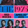 The 1975 - 2019 Brendan Moyles Dorney Poster Red Rocks Morrison, CO
