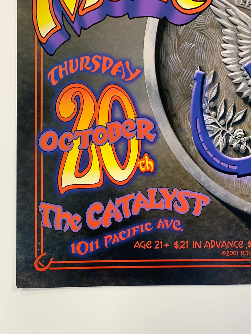 Gov't Mule Moe. - 2001 Randy Tuten Poster Santa Cruz, CA The Catalyst 8 Gov't Mule Moe. - 2001 Randy Tuten Poster Santa Cruz, CA The Catalyst