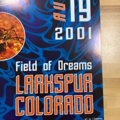 Widespread Panic - 2001 Jason Clements Poster Larkspur, CO Field Of Dreams 12 Widespread Panic - 2001 Jason Clements Poster Larkspur, CO Field Of Dreams