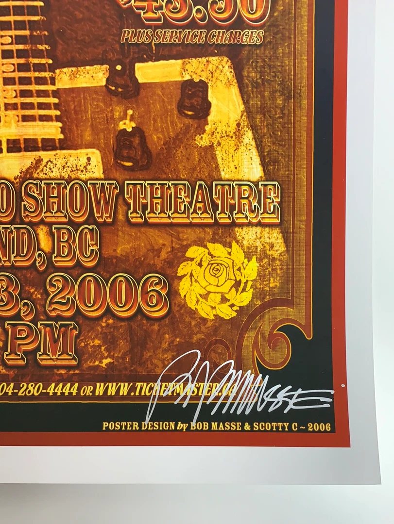 Bo Diddley - 2006 Bob Masse Signed Poster Richmond, BC 7 Bo Diddley - 2006 Bob Masse Signed Poster Richmond, BC