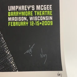 Umphrey's McGee - 2009 Jeff Wood Poster Madison, WI Gig Posters