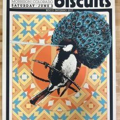The Disco Biscuits - 2017 Nic Bogdal Poster Red Rocks Morrison, CO Colorado