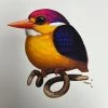 Fat Bird - 2020 Mike Mitchell Poster Rufous-Backed Dwarf Kingfisher AP Art Prints 1 Fat Bird - 2020 Mike Mitchell Poster Rufous-Backed Dwarf Kingfisher AP Art Prints