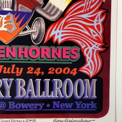 The Dirtbombs - 2004 Gary Grimshaw Poster New York City, NY Bowrey