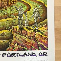 Gig Posters Foo Fighters - 2015 Emek Poster Print Portland, OR Moda Center AE
