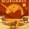 Greensky Bluegrass - 2017 John Vogl Poster Morrison, CO Red Rocks
