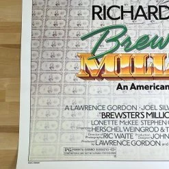 Sold Out Posters Brewsters Millions - 1984 One Sheet Movie Poster Original Vintage 27x41 Movie/TV Posters