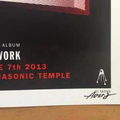 Queens Of The Stone Age - 2013 Kii Arens Poster Brooklyn New York QOTSA