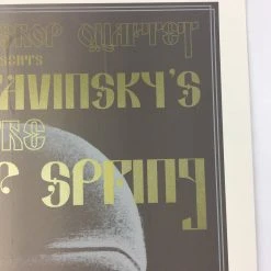 Igor Stravinsky's Rite Of Spring - 2013 Dan MacAdam Crosshair Poster Chicago, IL 14 Igor Stravinsky's Rite Of Spring - 2013 Dan MacAdam Crosshair Poster Chicago, IL