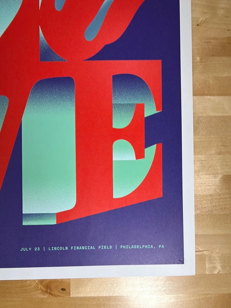 Sold Out Posters Rolling Stones - 2019 Poster No Filter Tour Philadelphia, PA 7 Sold Out Posters Rolling Stones - 2019 Poster No Filter Tour Philadelphia, PA