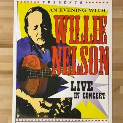 Old Whiskey River Presents Gig Posters Willie Nelson - 2003 USA Tour Poster Old Whiskey River