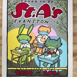 Art Prints St. A's - 2020-2021 Jay Ryan Poster Evanston, IL
