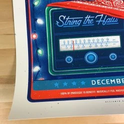 Half Hazzard Press Billy Strings - 2020 Half Hazard Poster String The Halls Gig Posters