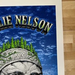 Willie Nelson - 2006 Emek Gan Poster Santa Cruz, CA Catalyst