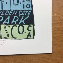 Flatstock 25 - 2010 Jay Ryan Poster San Francisco, CA Golden Gate Park Art Prints