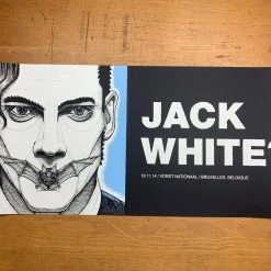 Jack White - 2014 Matthew Jacobson Poster Brussels, Belgium Gig Posters 6 Jack White - 2014 Matthew Jacobson Poster Brussels, Belgium Gig Posters