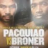 Sold Out Posters Boxing - 2019 Poster Pacquiao Vs Broner 2 Sold Out Posters Boxing - 2019 Poster Pacquiao Vs Broner