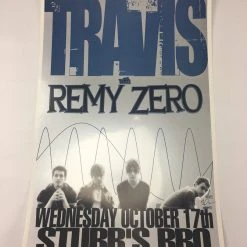 Jared Conner Gig Posters Travis Remy Zero - 2001 Jared Connor Poster Austin, TX Stubb's BBQ