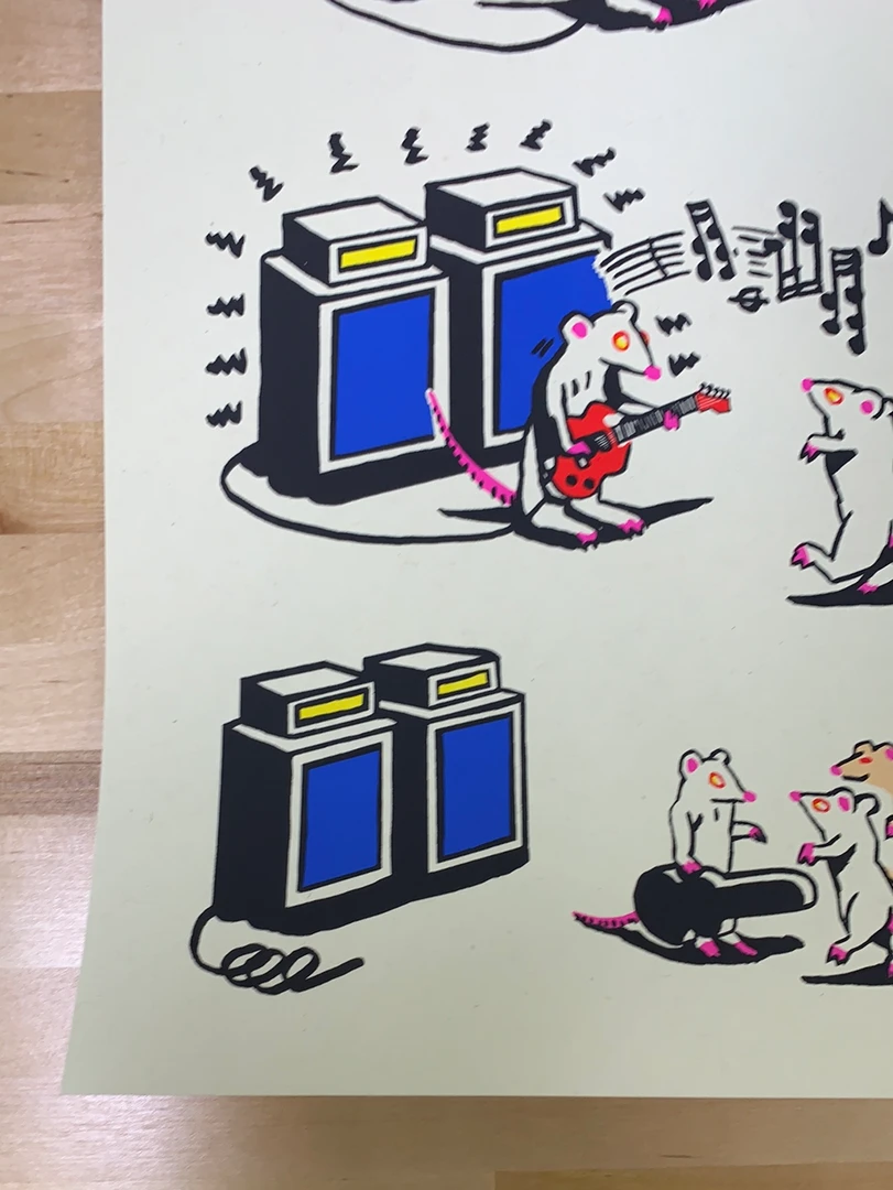 Gig Posters Pied Piper - 2020 Jim Pollock Poster Relix Main Edition 8 Gig Posters Pied Piper - 2020 Jim Pollock Poster Relix Main Edition