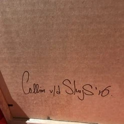 Untitled 15 - 2016 Collin Van Der Sluijs Original Painting FRAMED Signed 12 Untitled 15 - 2016 Collin Van Der Sluijs Original Painting FRAMED Signed