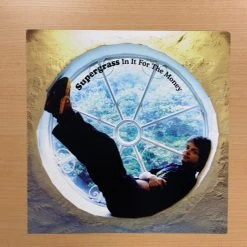 Sold Out Posters Supergrass - 1997 Original Vinyl Poster Insert 12x12 Record Art