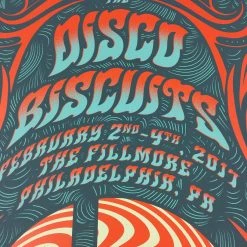The Disco Biscuits - 2017 Derek Hatfield Poster Philadelphia, PA The Fillmore