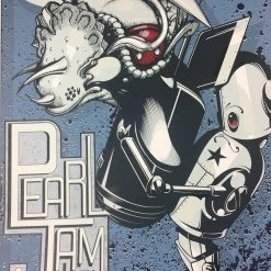Pearl Jam - 2012 Greg Simkins Poster Craola Arras, France Main Square Festival Gig Posters