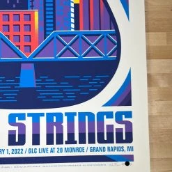Billy Strings - 2021 2022 Mike Tallman Poster Grand Rapids, MI NYE AP Gig Posters