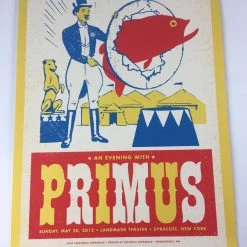 Primus - 2012 Aesthetic Apparatus Poster Syracuse Landmark Theater Gig Posters