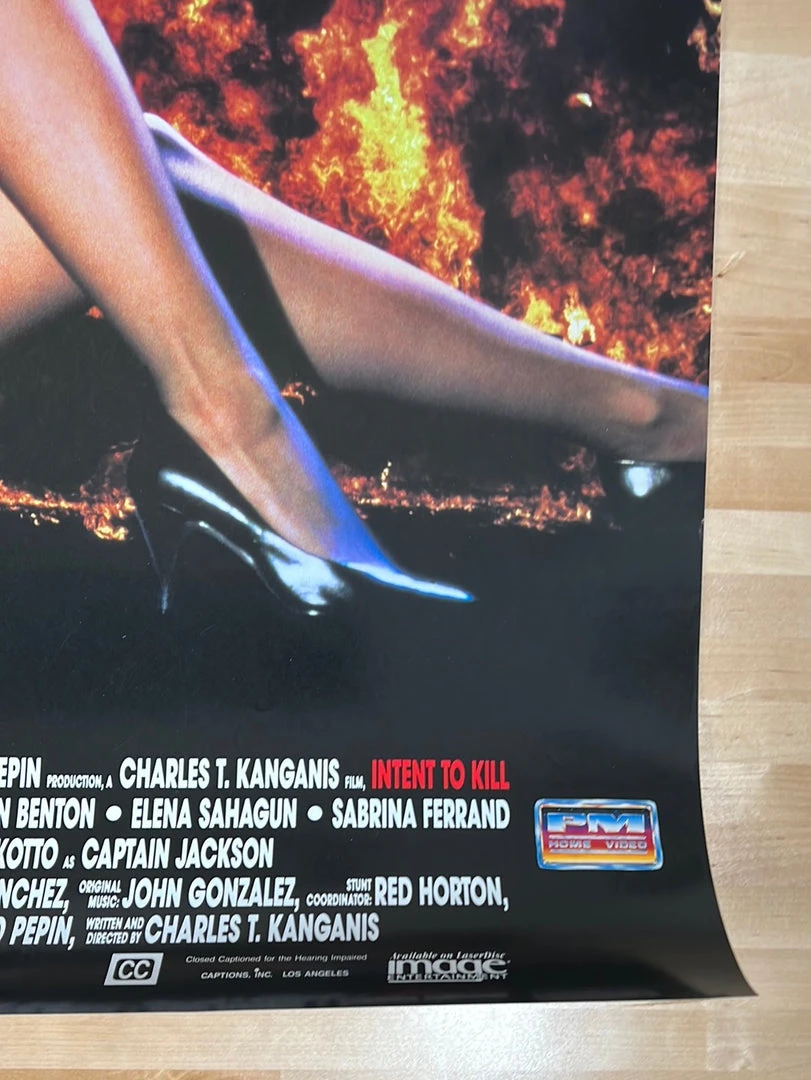 Sold Out Posters Intent To Kill - 1992 Video Promo Movie Poster Original Vintage Movie/TV Posters 7 Sold Out Posters Intent To Kill - 1992 Video Promo Movie Poster Original Vintage Movie/TV Posters