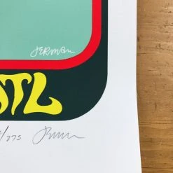 Umphrey's McGee - 2017 Jermaine Rogers Poster Atlanta, Chastain Park Amphitheatr Gig Posters