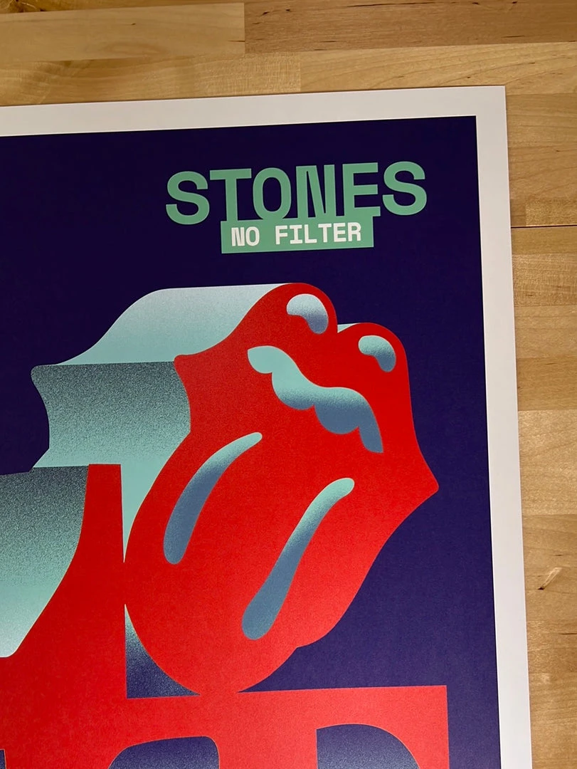 Sold Out Posters Rolling Stones - 2019 Poster No Filter Tour Philadelphia, PA 6 Sold Out Posters Rolling Stones - 2019 Poster No Filter Tour Philadelphia, PA
