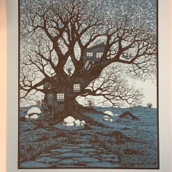 Tree House - 1995 Jeral Tidwell Poster Art Print