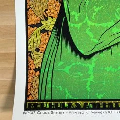Colorado Greensky Bluegrass - 2017 Chuck Sperry Poster Red Rocks Morrison, CO AUTOGRAPHED 16 Colorado Greensky Bluegrass - 2017 Chuck Sperry Poster Red Rocks Morrison, CO AUTOGRAPHED