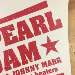 Ames Brothers Pearl Jam - 2003 Ames Design Poster Adelaide, AUS Entertainment Center Gig Posters