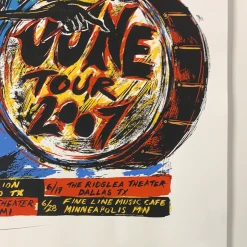 The Black Keys - 2007 Dan Grzeca Poster June Tour S/N